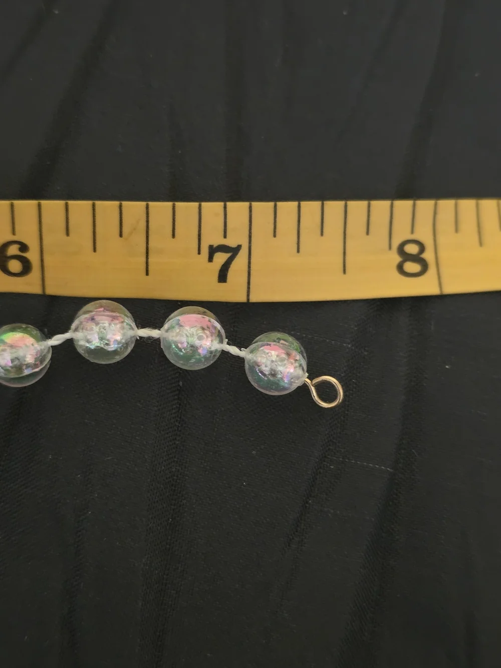 Mattel Pink Barbie Charm Beaded Bracelet and Charms. (McDonalds)